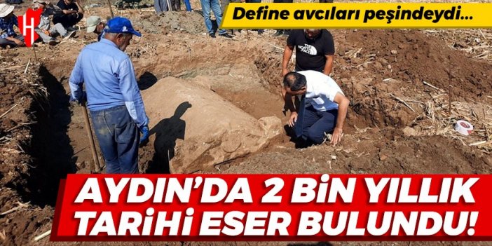 Define avcıları peşindeydi: Aydın'da 2 bin yıllık tarihi eser bulundu