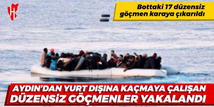 Aydın'dan yurt dışına kaçmaya çalışan düzensiz göçmenler yakalandı