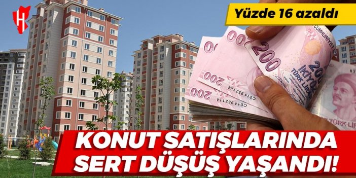 Eylül ayında konut satışlarında sert düşüş yaşandı