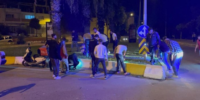 Aydın’da feci kaza: Motosiklet sürücüsünün parmağı koptu