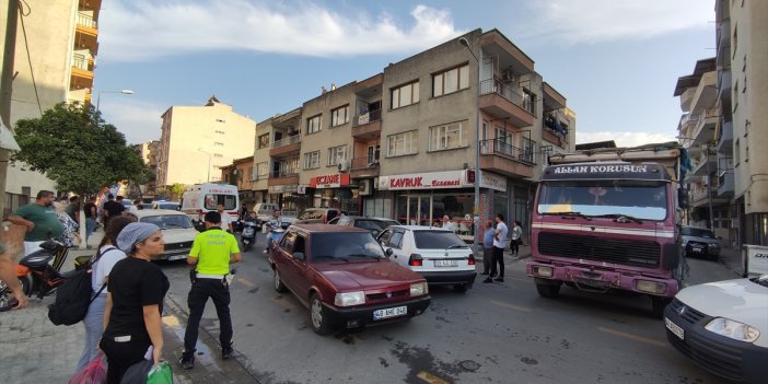 Aydın'da kamyonla motosiklet çarpıştı! 1 yaralı