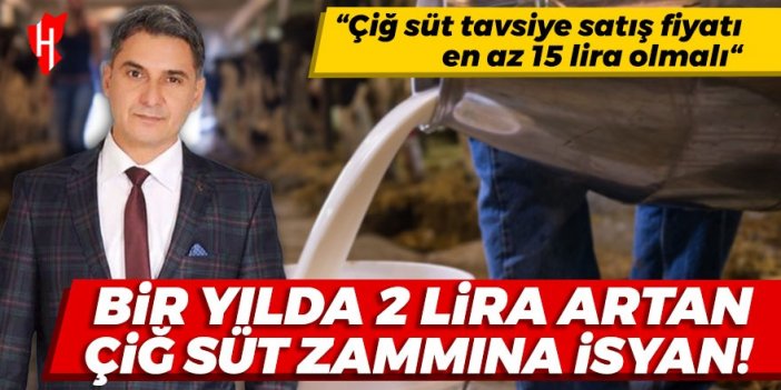 Bir yılda yüzde 15 artan çiğ süt zammına tepki