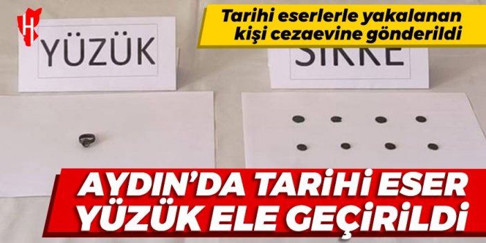 Aydın’da tarihi eser kaçakçılığı! 1 kişi tutuklandı