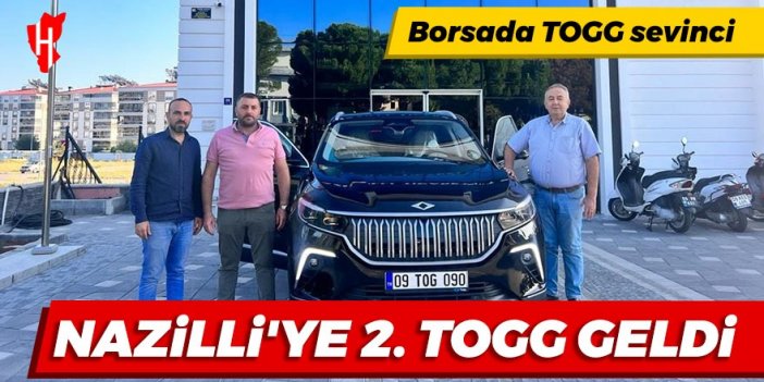 Nazilli'ye 2'nci TOGG geldi: Borsada TOGG sevinci