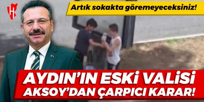 Aydın’ın eski Valisi Aksoy’dan çarpıcı karar!