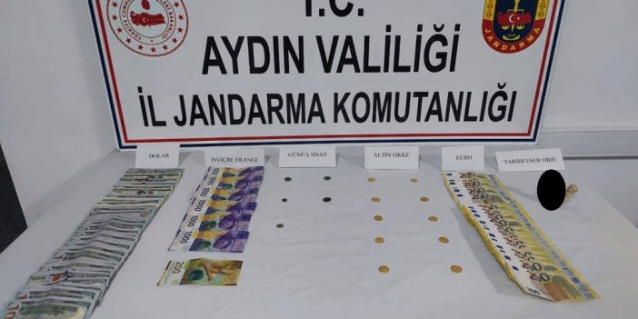 Karacasu’da yarım milyonluk tarihi eser vurgunu: 2 gözaltı