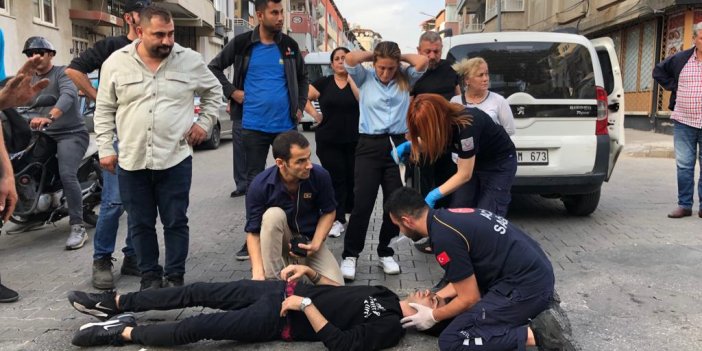 Nazilli’de yine kaza: Genç motosiklet sürücüsü yaralandı