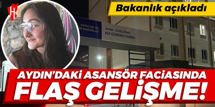 Aydın'da KYK yurdundaki asansör faciasında flaş gelişme!