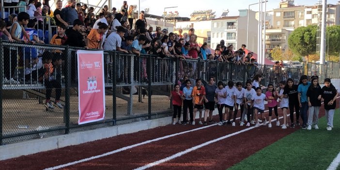 Aydın'da Cumhuriyetin 100. yılı kapsamında koşu yapıldı