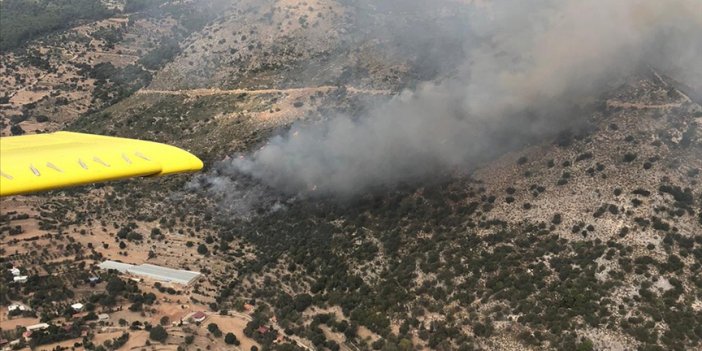 Makilik ve tarımsal alanda korkutan yangın