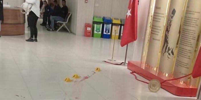 Cani koca dehteşi! Adliyede iki çocuğunun annesini öldürdü