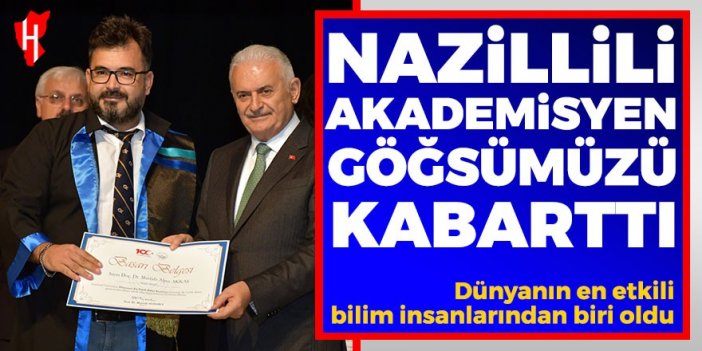 Nazillili akademisyen, dünyanın en etkili bilim insanlarından biri oldu