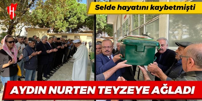 Aydın Nurten teyzeye ağladı