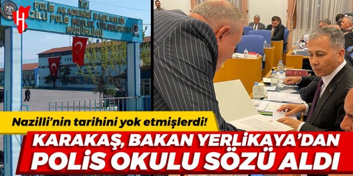 Karakaş, Nazilli Polis Meslek Yüksekokulu için söz aldı