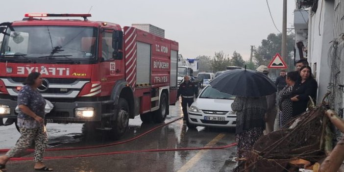 Aydın’da evde çıkan yangından 2 kardeş son anda kurtarıldı