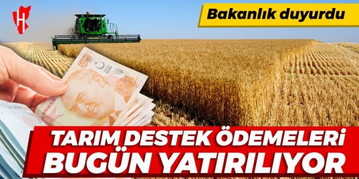 Tarımsal destekleme ödemeleri yattı mı, ne zaman yatacak? Bakanlık duyurdu!