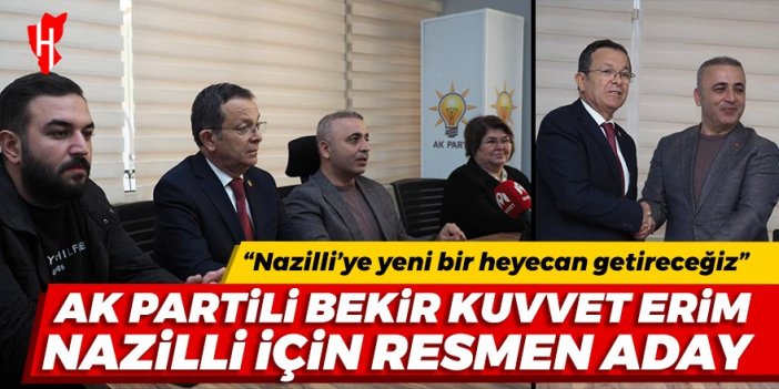 AK Partili Erim, aday adaylığını resmen açıkladı