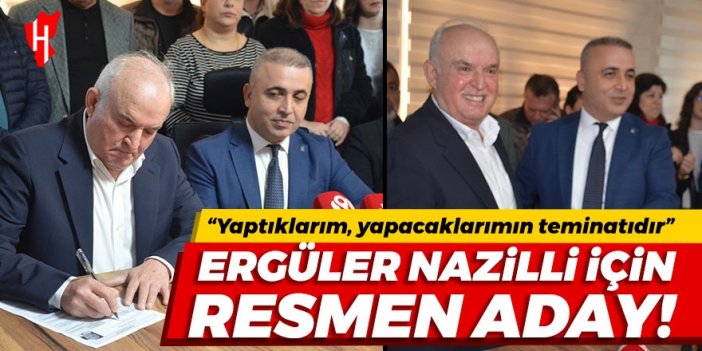 Ergüler Nazilli için resmen aday: Yaptıklarım, yapacaklarımın teminatıdır