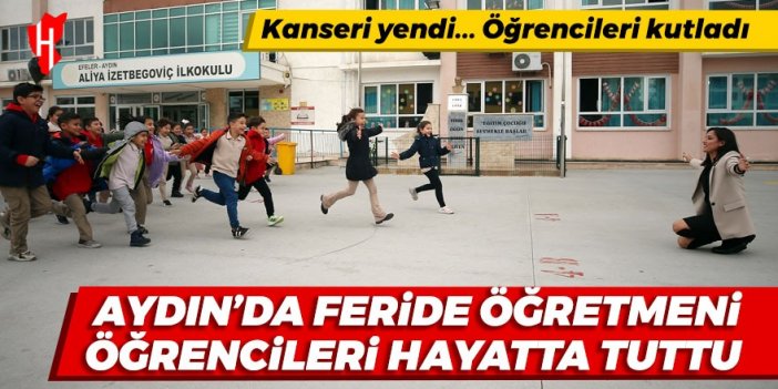 Aydın'da Feride Öğretmeni öğrencileri ayakta tuttu