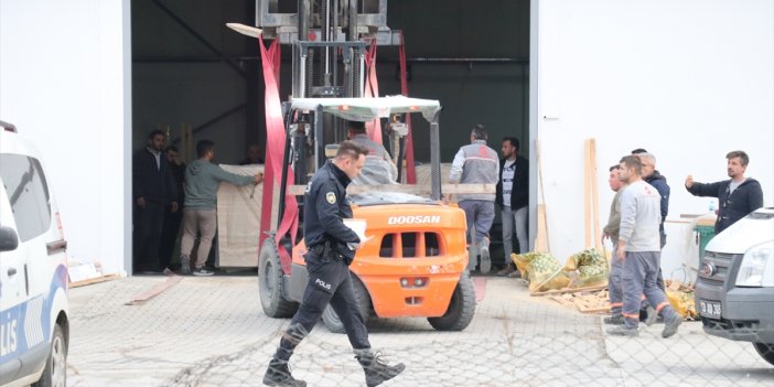 Üzerine mermer düşen işçi feci şekilde can verdi