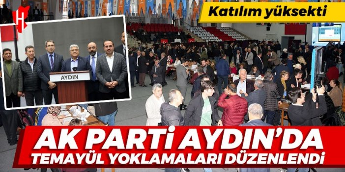 AK Parti Aydın'da temayül yoklamaları düzenlendi