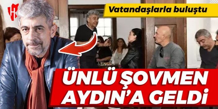 Ünlü şovmen Okan Bayülgen Aydın'a geldi