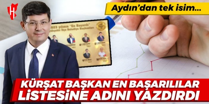 Kürşat Başkan en başarılılar listesine adını yazdırdı