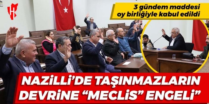 Nazilli’de gündem imar: Ruhsatlandırmada karar çıktı, taşınmazlar devredilmedi