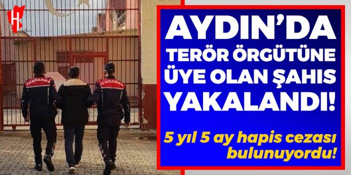 Aydın'da terör örgütüne üye olan şahıs yakalandı!