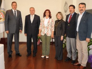 Ulusal Zeytin ve Zeytinyağı Konseyi, Çerçioğlu’nu Ziyaret Etti