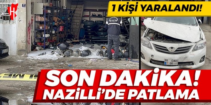 Son Dakika! Nazilli’de patlama: 1 yaralı