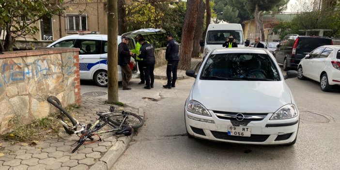 Nazilli'de otomobille çarpışan bisiklet sürücüsü çocuk yaralandı