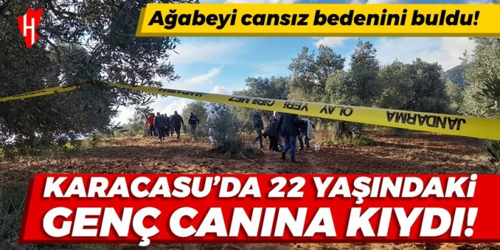 Karacasu’da 22 yaşındaki genç zeytin bahçesinde kendini astı!