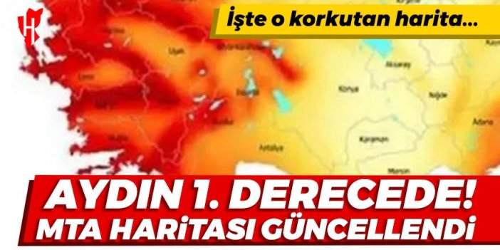 Aydın 1'inci sırada! MTA haritası güncellendi