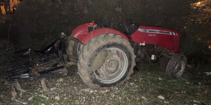 Zeytin bahçesinde traktör faciası! Sürücü öldü