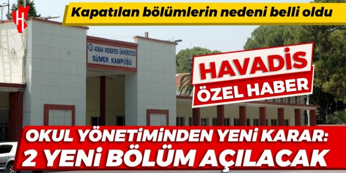 Nazilli'de sıcak gelişme! Okul yönetiminden yeni karar: 2 yeni bölüm açılacak