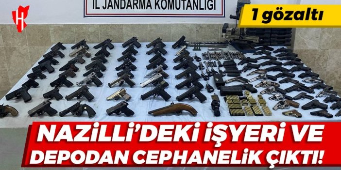 Nazilli’de silah kaçakçılığına yönelik operasyon: 1 gözaltı