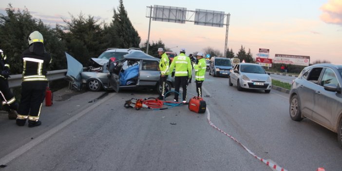 Korkunç kaza karı kocayı hayattan kopardı!