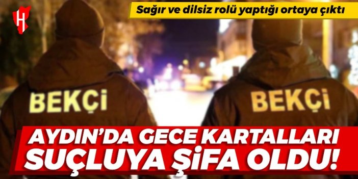 Aydın’da gece kartalları suçluya şifa oldu! Sağır ve dilsiz rolü yaptığı ortaya çıktı