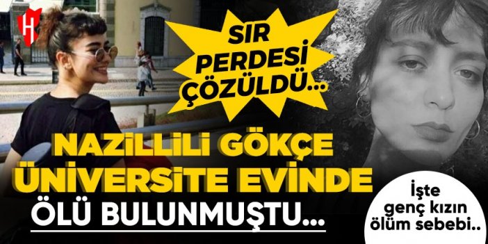 Nazillili Gökçe üniversite evinde ölü bulunmuştu… Sır perdesi aralandı!