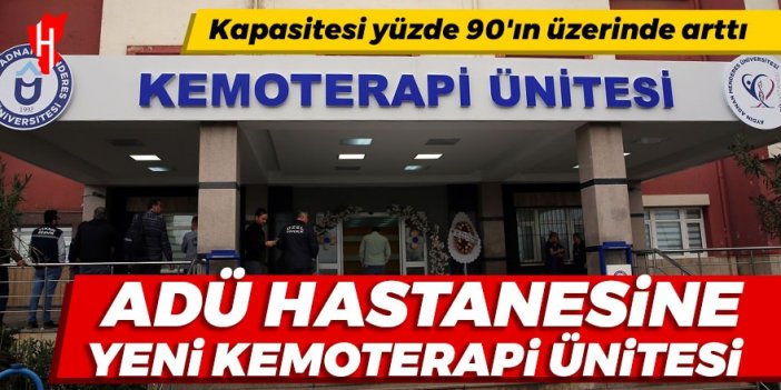 Aydın'a müjde! Adnan Menderes Üniversitesi Hastanesinde yeni kemoterapi ünitesi açıldı