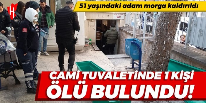 Cami tuvaletinde 1 kişi ölü bulundu!