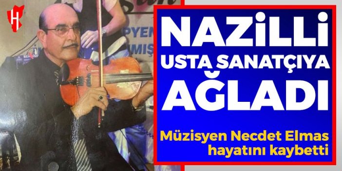 Nazilli usta sanatçıya ağladı: Müzisyen Necdet Elmas hayatını kaybetti