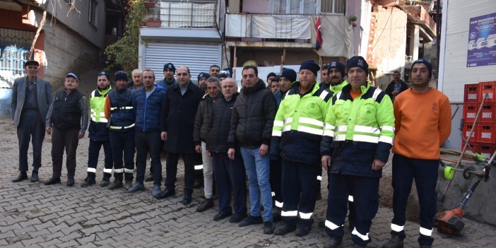 Işıklar Muhtarı'ndan Başkan Özcan'a teşekkür