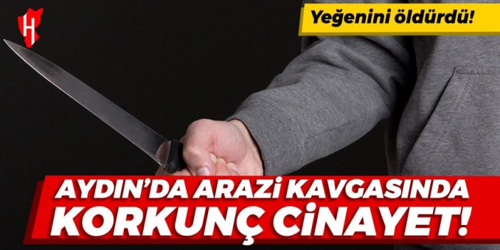 Aydın'da arazi kavgasında korkunç cinayet: Dayı yeğenini bıçaklayarak öldürdü