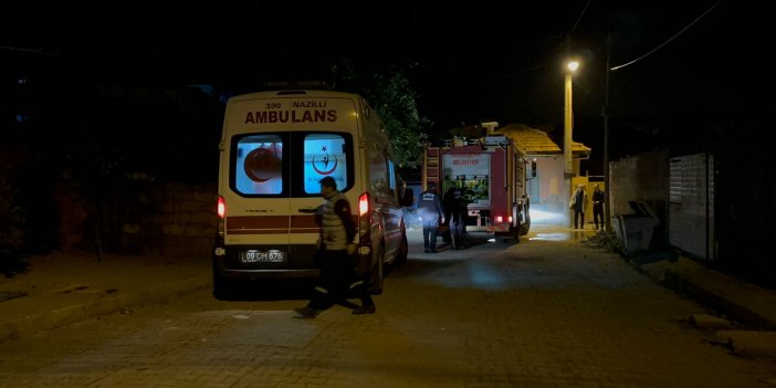 Nazilli’de korkutan ev yangını