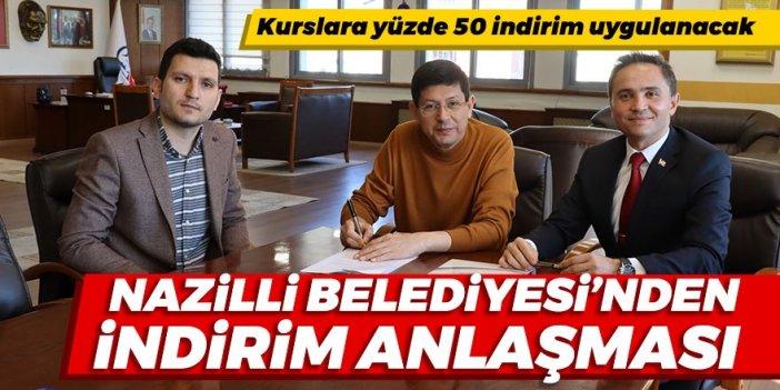 Nazilli Belediyesi'nden indirim anlaşması