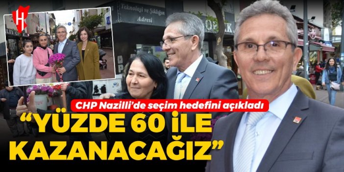 CHP Nazilli’de seçim hedefini açıkladı: Yüzde 60 ile kazanacağız