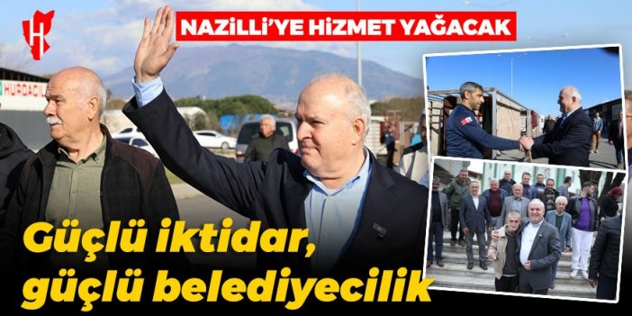 Ergüler'den güçlü iktidar, güçlü belediyecilik vurgusu: Nazilli'ye hizmet yağacak