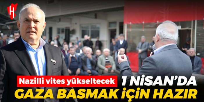 Ergüler: Nazilli 1 Nisan itibarıyla vites yükseltecek